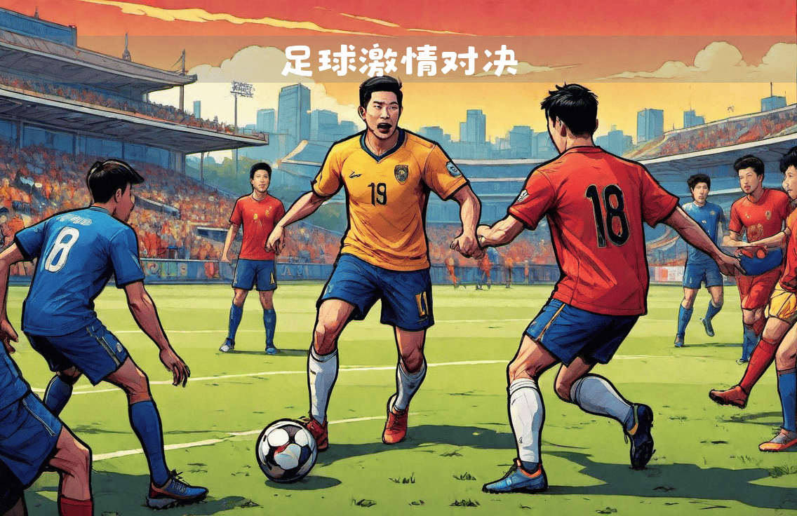 激烈角逐足球赛场的厮杀