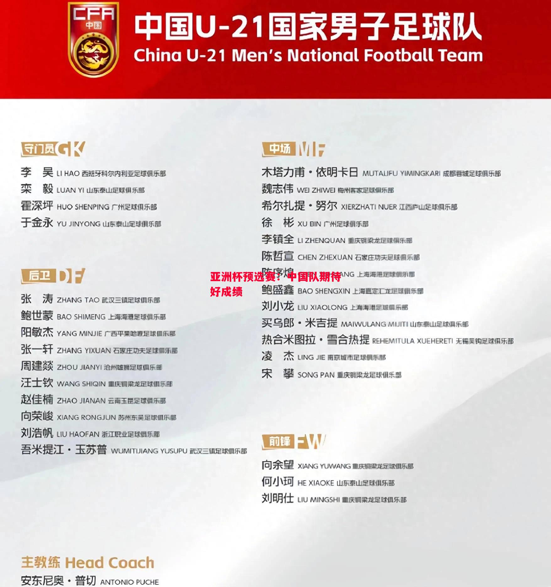 悟空体育-亚洲杯预选赛：中国队期待好成绩